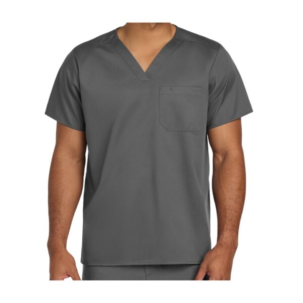 Scrub Top Unisex Chest Pocket