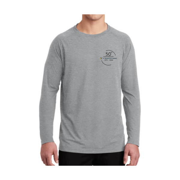 Long Sleeve T-Shirt Poly/Spandex - JV Manufacturing 50th Anniv