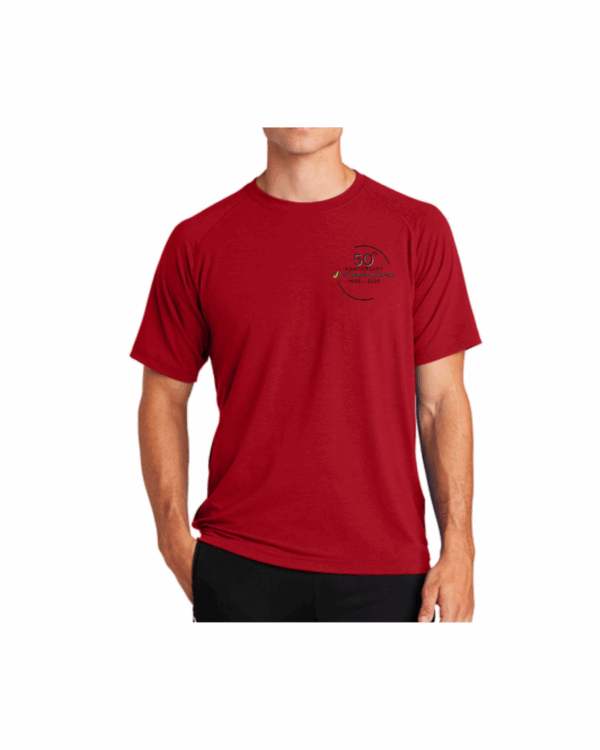Short Sleeve T-Shirt Poly/Spandex - JV Manufacturing 50th Anniversary