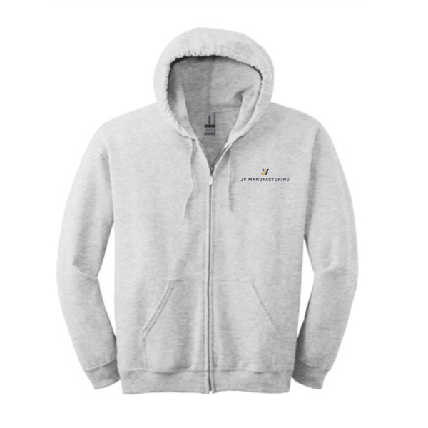 Full Zip Hoodie – JV Manufacturing – Gross Embroidery and Sign Shop
