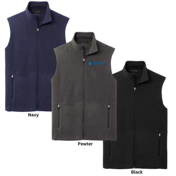Full Zip Fleece Vest Catalyst Connection