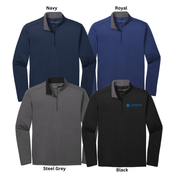 1/4 Zip Polyester Pullover  Catalyst Connection