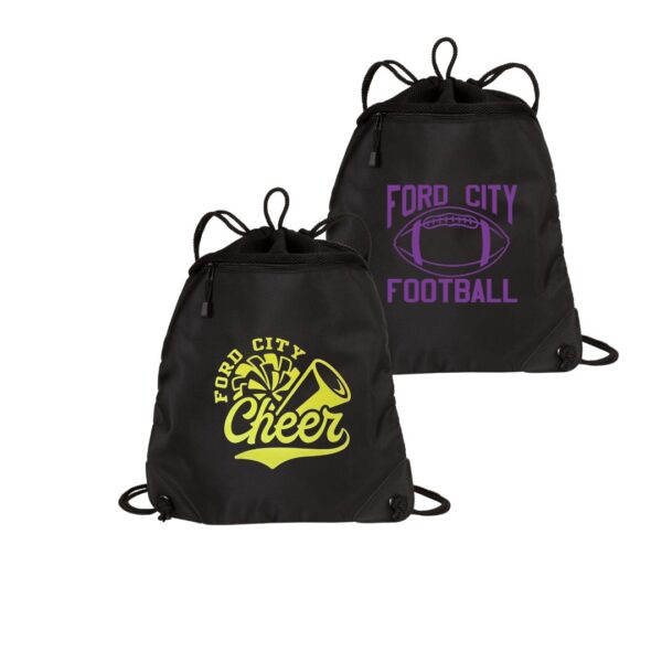 Cinch Bag with Mesh Trim - FC Youth Football