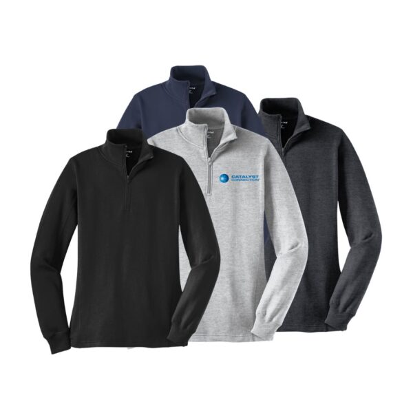 1/4 Zip Ladies Sweatshirt  Catalyst Connection